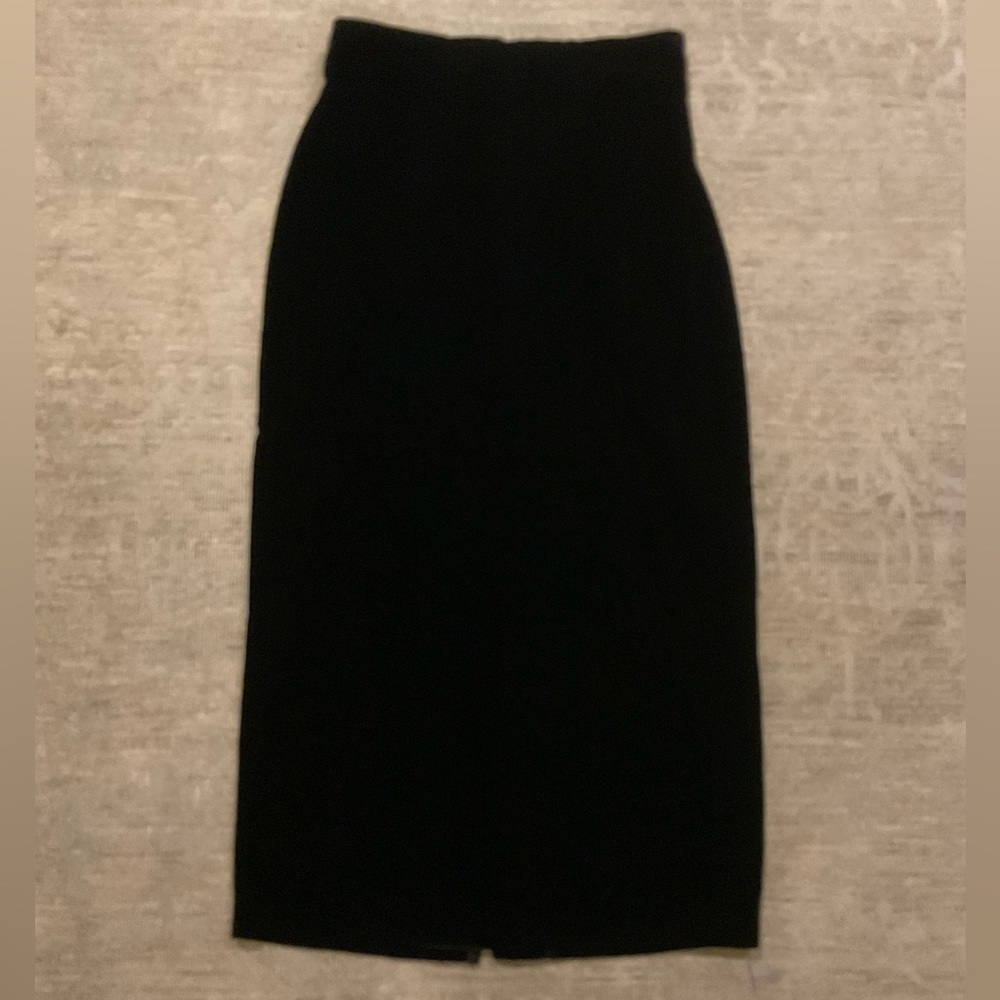 Velvet Midi Skirt